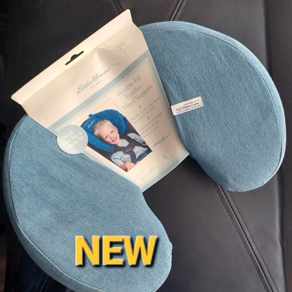 NEW Eddie Bauer Flexible-Fit Travel Head Support (Soporte para la Cabeza)